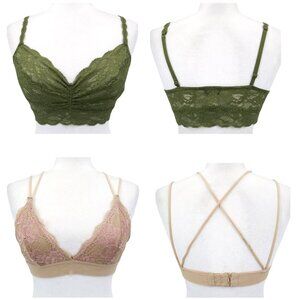 Fairy Grunge Bundle Bralette Womens M Multi Lingerie Goblincore Pretty Coquette
